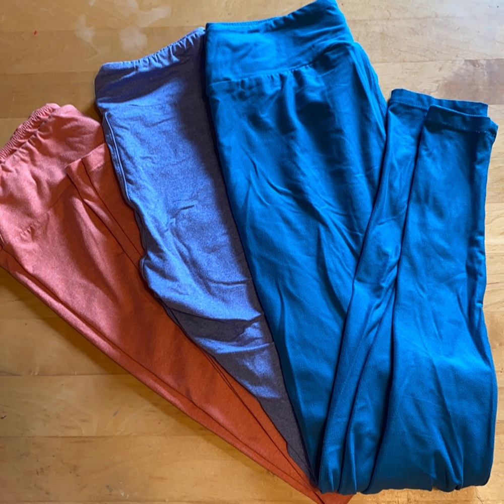 ONE SIZE Lularoe 3 pr solid